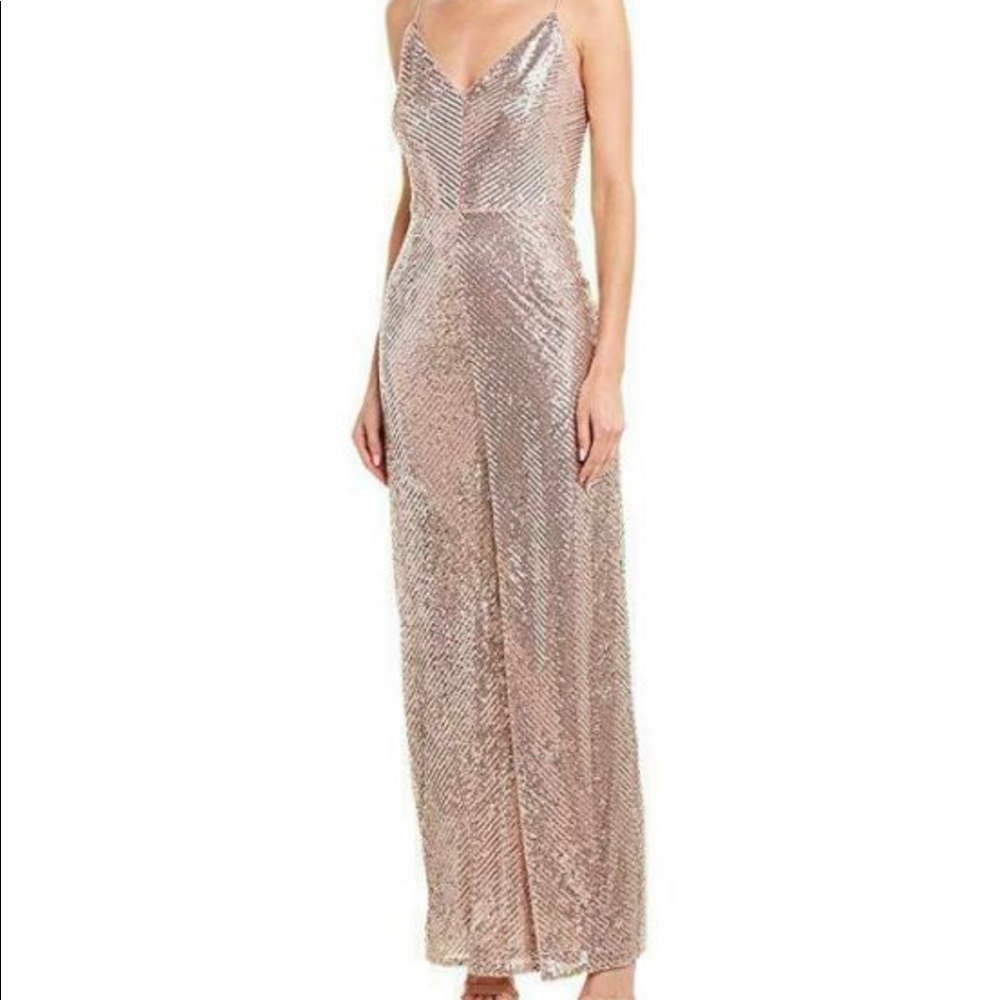 NWT Adrianna Papell Long Sequin Dress